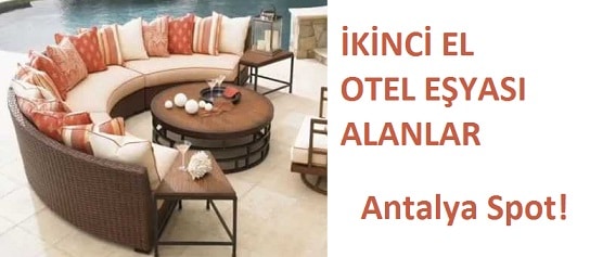 ikinci el otel eşyası alanlar Çanakkale